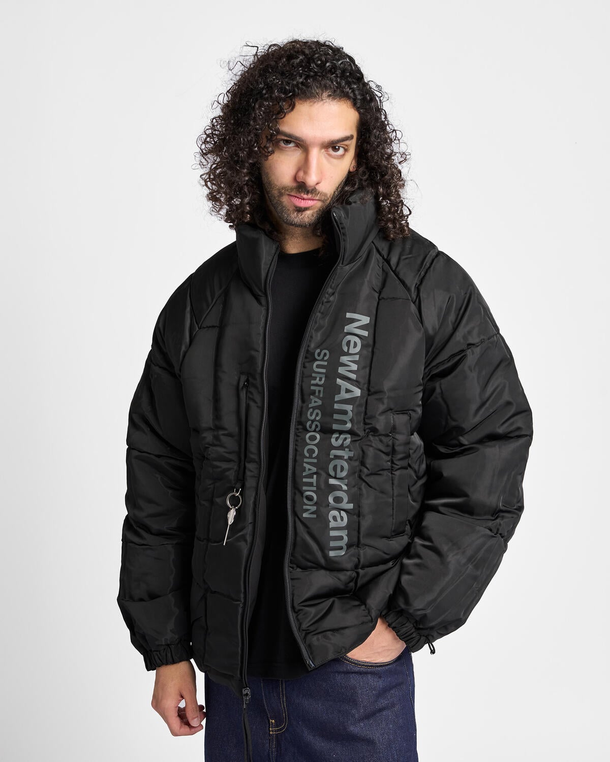New Amsterdam (Journal Standard) ジャケット New Amsterdam Surf Association REVERSIBLE SAFETY JACKET